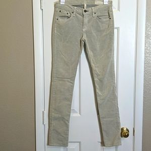 Beige corduroy pants